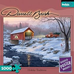 Buffalo Games Darrell Bush: Holiday Traditions / Red Truck