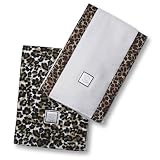 SwaddleDesigns Baby Burpies Burp Cloth Set in Cheetah Print