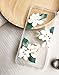 iPhone 6/6S Case,Blingy's® High Quality Floral Pattern Transparent Clear Flexible Soft Slim Rubber TPU Case for iPhone 6/6S-Retail Packaging (White Camelia)