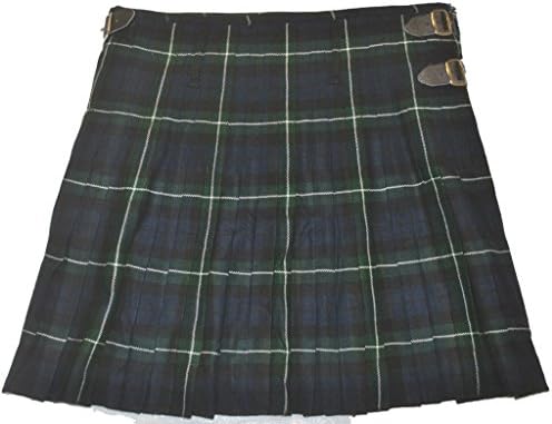 American Highlander Men's Montrose Tartan Kilt 38 Waist Blue/Green/Black/White