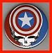 Search : Captain America Grateful Dead 2.25 Inch Magnet