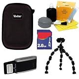 Vivitar 2GB Accessory Bundle for Canon PowerShot SD1200IS, SD890IS, SD880IS, and SD790IS, 10MP Digital Cameras