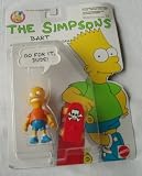 The Simpsons - Bart Simpson With 5 Cool Things To Say by Mattel in 1990 - packet is in poor condition