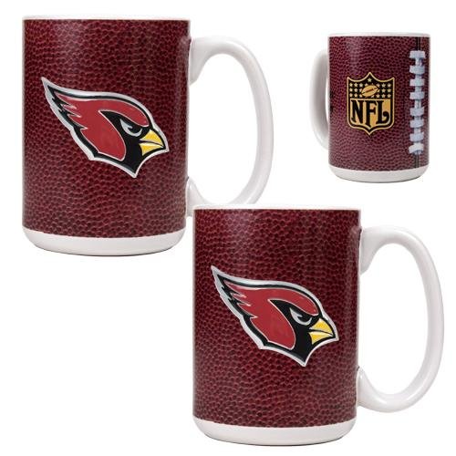 Arizona Cardinals 2 Piece Gameball Coffee Mug Set