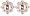 10k Rose Gold Diamond Earring Jackets (1/5 cttw, I-J Color, I3 Clarity) for 1/2 cttw Stud Earrings