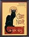 Theophile Alexandre Steinlen Mini-Poster und Holz-Rahmen - Tournee Du Chat Noir (50 x 40cm)