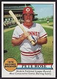 1979 Topps 204 Pete Rose RB (Baseball Cards) Cincinnati Reds