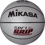 ＜バスケットボール＞MIKASA(ミカサ) 検定球6号 銀 手に優しいソフトグリップ BDC1000の画像