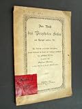 Produkt-Bild: Das Buch des Propheten Hosea als Spiegel unserer Zeit. Ein Versuch praktischer Auslegung, seinen Br&uuml;dern im Amte und sonstigen Freunden des g&ouml;ttlichen Wortes dargeboten [von Gustav Braun],