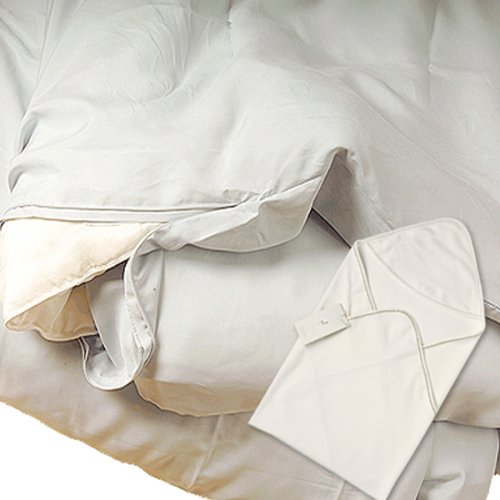 100% CERTIFIED NATURA ORGANIC COTTON BABY BED COMFORTER COVER (SET OF 2)