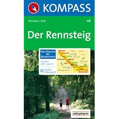 Der Rennsteig 1 : 50 000: H�rschel - Blankenstein. Wander- und Bikekarte