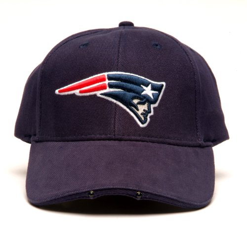 NFL New England Patriots Dual LED Headlight Adjustable Hat