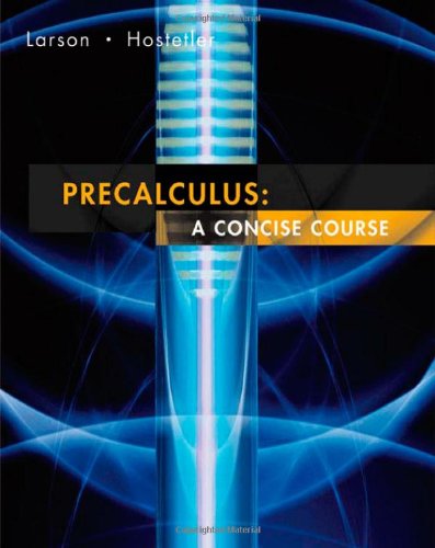 precalculus a concise course