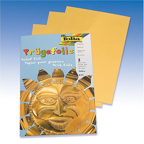 Bringmann G&uuml;termann / KnorrPrandell 8260079 - Folia Mappe Pr&auml;gefolie 19x30cm gold