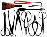 Stanwood Bonsai Tool 10-Piece Carbon Steel Shear Set and Tool Kit