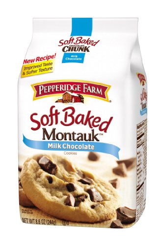 Pepperidge Farm Soft Baked Milk Chocolate - Montauk, 8.6-Ounce (Pack of 5)