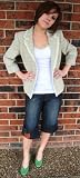 ABS by Allen B. Schwartz - ABS Allen B Schwartz Mint Pink Boucle Tweed Rhinestone Jacket