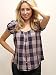 FRENCH CONNECTION ICKLE PLAID BLOUSE