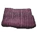 Extra 40% Off Soft 100% Alpaca Wool Blanket Reversible throw blanket Luscious Dark Purple Color Cream Features