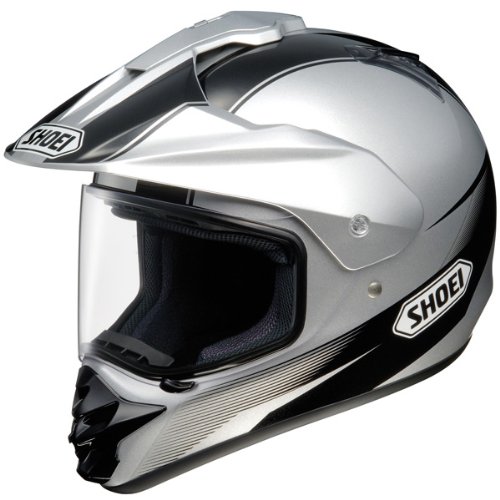 Shoei Hornet DS Dual Sport Motorcycle Helmet SONORA TC-10 SML Silver