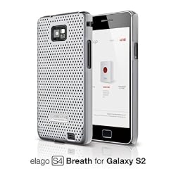 elago S4 BREATHE Case for Galaxy S2 (European/Asian version only) - Silver