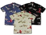 Fighter Airplanes WWI Men's Hawaiian Aloha Shirt