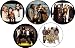 Set of 5 BLACK EYED PEAS 1.25