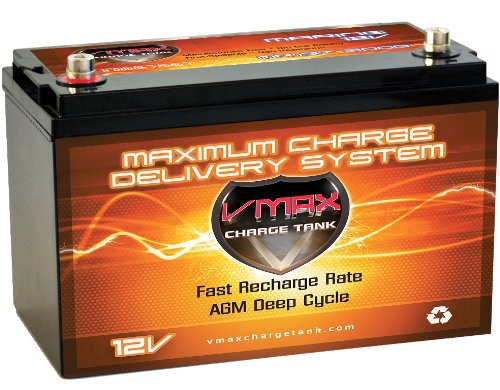 Vmaxtanks AGM Battery 120AH Marine Boat RV Deep Cycle VMAX Battery