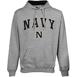 NCAA Navy Midshipmen Gray Classic Twill Hoody Sweatshirt