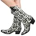 Rain15 Camouflage Cowboy Rain Boots GREEN MULTI