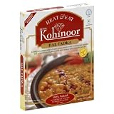 Kohinoor Heat & Eat Curries, Dal Tadka, 10.5-Ounce Boxes (Pack of 10)