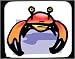Decorated Mouse Pad with crustacean, crawling, orange, lobster, claw