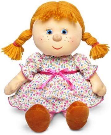 Soft Russian Speaking Doll in a pink dress Marusya