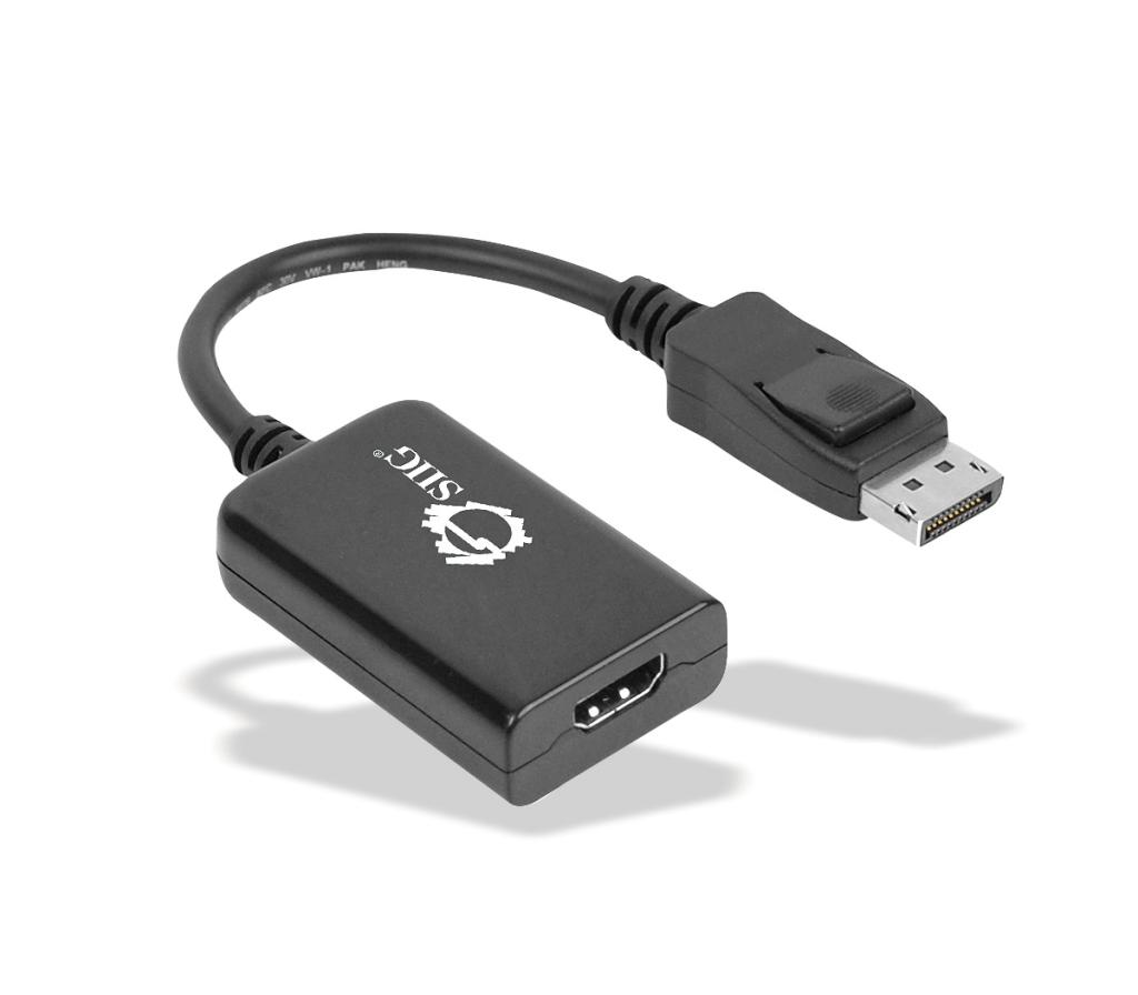 SIIG DisplayPort to HDMI Converter with Audio Active Adapter (CBDP0L11S1
