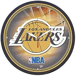 Los Angeles Lakers NBA Round Wall Clock by Wincraft
