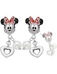 Disney® Minnie Mouse Enamel & Pearl Earrings