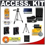2 Replacement Canon NB-2LH Batteries and Mini Battery Charger + Accessory Kit for Canon SLR Digital Rebel XT, XTi, & Powershot G9, G7, S80, S70, S60, S50 Digital Cameras