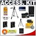 2 CTA Replacement Canon NB-2LH Batteries and Mini Battery Charger for the Canon SLR Digital Rebel XT, XTi, & Powershot G7, S80, S70, S60, S50 Digital Cameras + Compact Travel Tripod + Accessory Kit