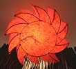 Blazing Sun Paper Ichiban Japanese Desk Lamp