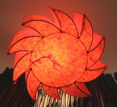 Blazing Sun Paper Ichiban Japanese Desk Lamp
