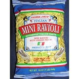 Trader Joe's Italian Mini Ravioli with Cheese Filling, 16 Ounces (Pack of 5)