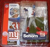 McFarlane Toys NFL Sports Picks Series 4 Action Figure Jason Sehorn (New York Giants) White Jersey