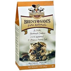 Brent & Sams Pure Naturals Oatmeal Pecan with Cinnamon& Raisins Cookies, 7-Ounce Boxes (Pack of 12)