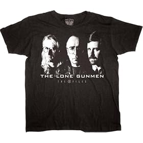 The X-Files Lone Gunmen Black T-Shirt Tee