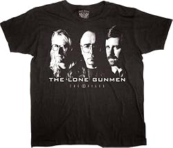 The X-Files Lone Gunmen Black T-Shirt Tee