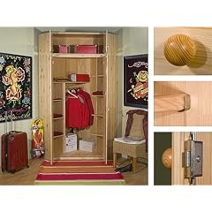 Eck-Kleiderschrank mit Aufsatz Jule