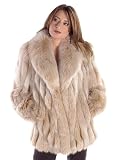 Fox Fur Jacket - Blushing Beige 29