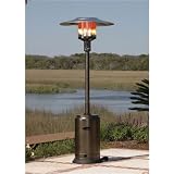 Fire Sense Hammer Tone Bronze Commercial Patio Heater