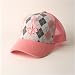 Reebok New Orleans Saints Argyle NFL Trucker Baseball Cap - Pink