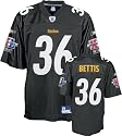 Jerome Bettis Pittsburgh Steelers Super Bowl XL Black NFL Replica Jersey